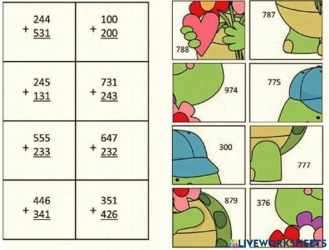 Additions puzzle