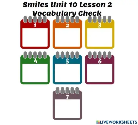 Smiles Ja 10.2 Days of Week