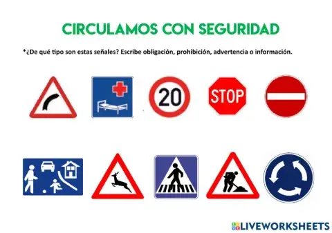 Las señales de tráfico