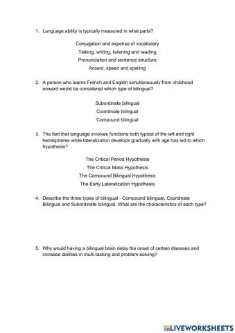 The benefits of a bilingual brain