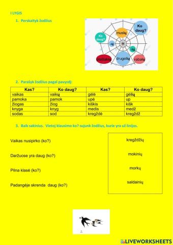 Kalbos ugdymo pratybos