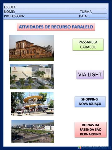 Atividade sobre nova iguaçu