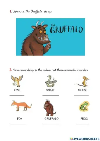 The Gruffalo story