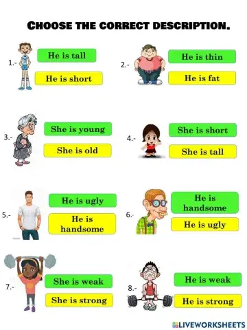 Physical Descriptions