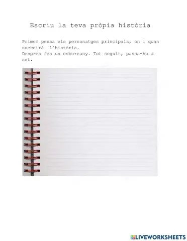 Escriu el teu propi conte