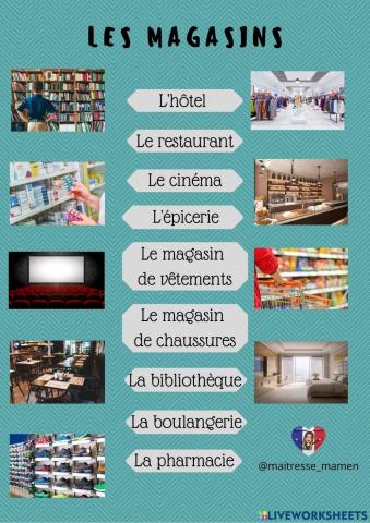 Les magasins