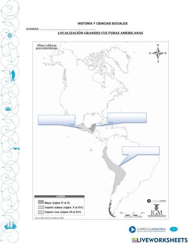 Civilizaciones  americanas