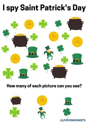 I Spy Saint Patrick's Day