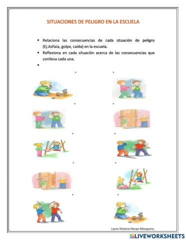 Peligros en la escuela