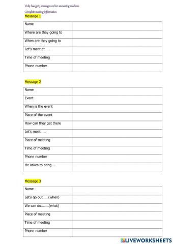 Plans and arrangements