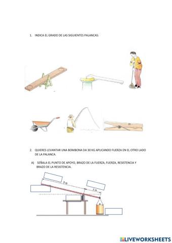 Palancas y mecanismos