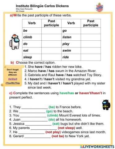 67 - Grammar Practice - 18-3
