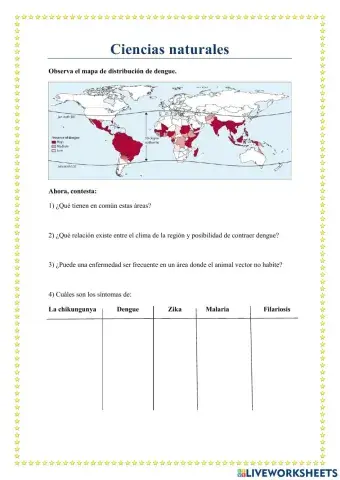 Dengue, malaria y filariasis