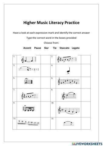 Music Theory and Literacy