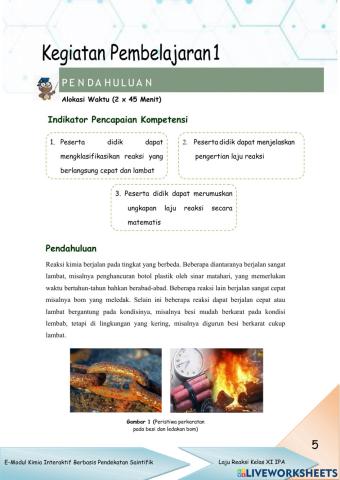 E-modul kimia