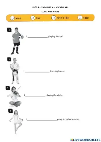 What do you like doing?