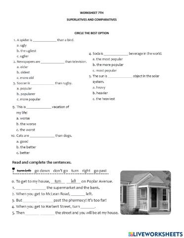 Comparatives and superlatives