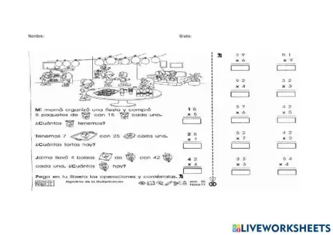 Ejercicios matemáticas