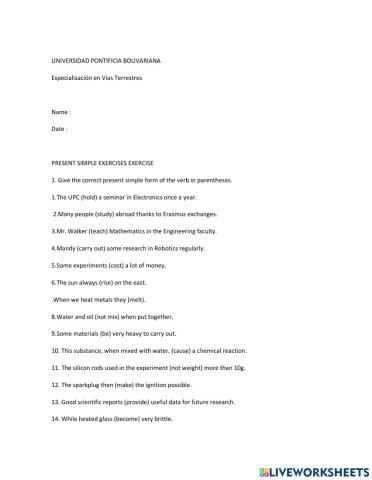 Present tense engineering