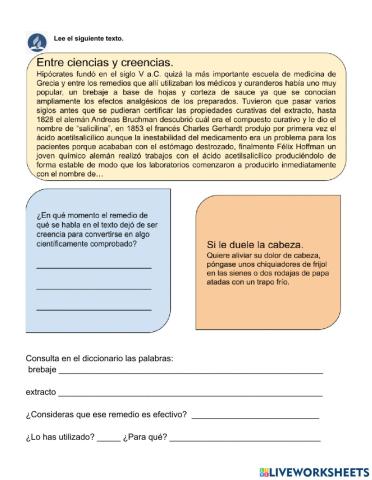 Comprensión Lectora