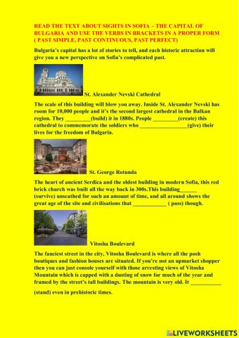 Sofia the capital of Bulgaria