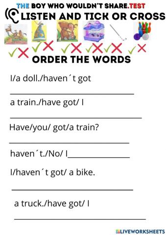 Listening the boy who wouldn-t share