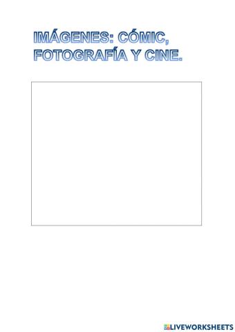 Imágenes fijas y en movimiento