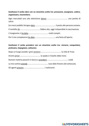 Espandere il lessico