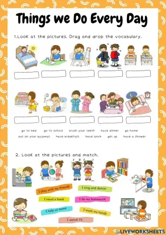 Things we do every day 1