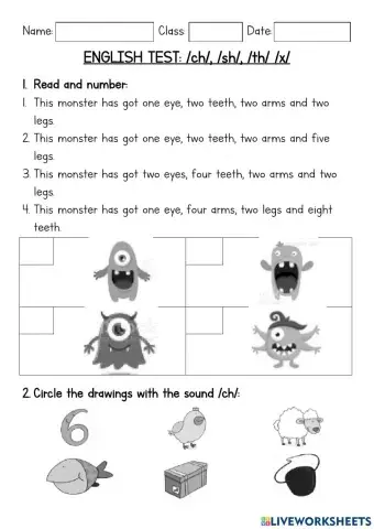 English test prepositions