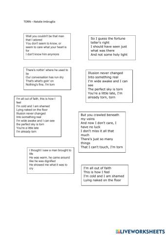 TORN - Natalie Imbruglia