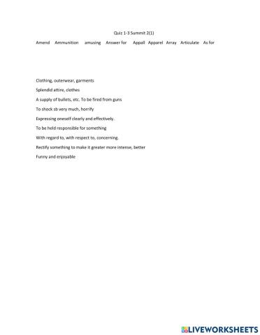 Quiz 1-3 Summit 2(1)