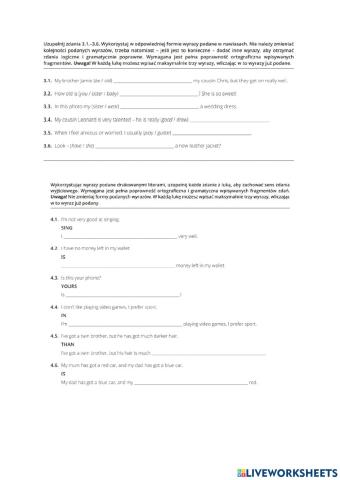 Powtórka do egzaminu 7