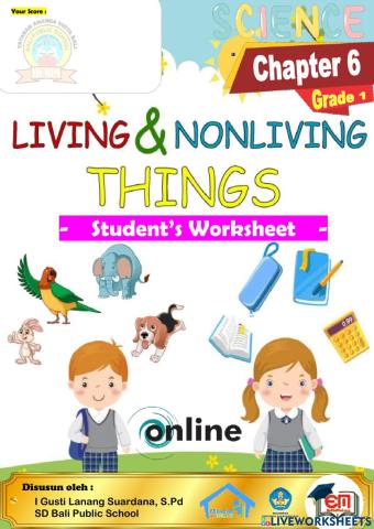 Science-Grade 1 : Living & Non Living Things