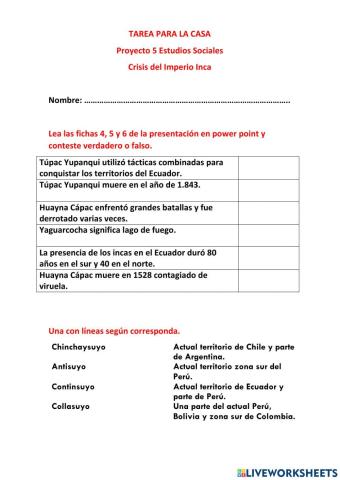 Crisis en el Imperio Inca