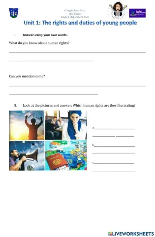 Rights and duties of young people