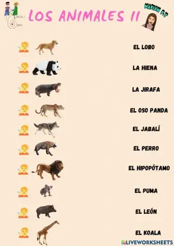 Los animales 2