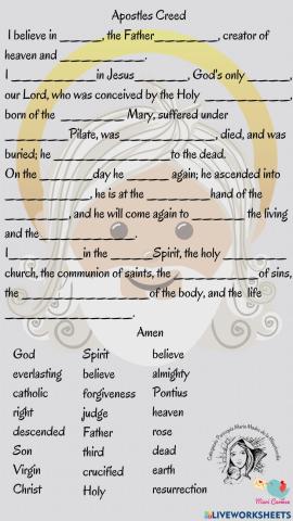 Apostles Creed