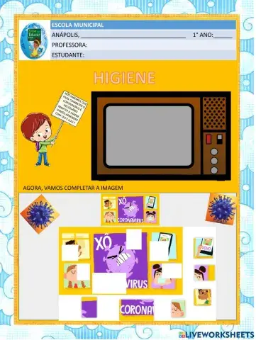 Atividade 028 - higiene e coronavírus