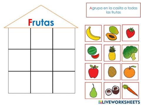 Campos semánticos-frutas y verduras