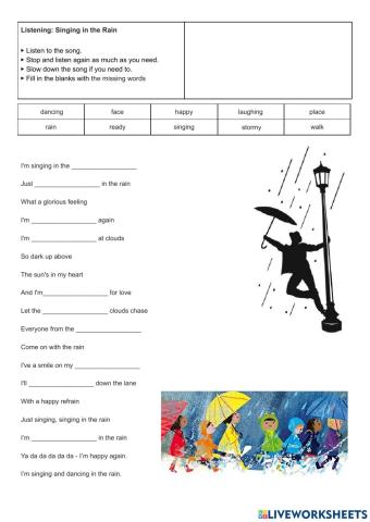 Listening: Singing in the Rain