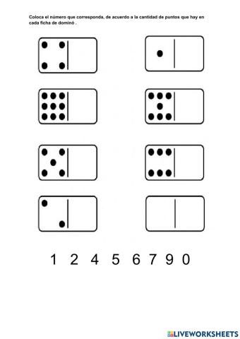 Fichas de domino-cardinalidad