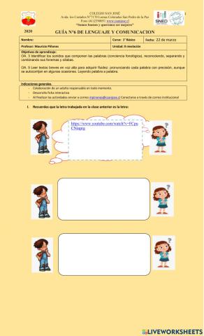 Recordando las letras