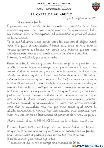 Comprensión lectora 3º EP 14- pronombres, polisémicas hue- hie