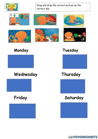 Little Octopus went to school