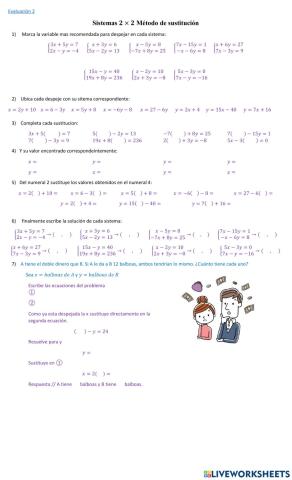 Método de Sustitución