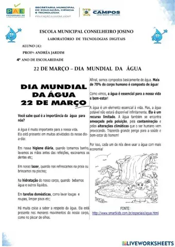 Dia da agua