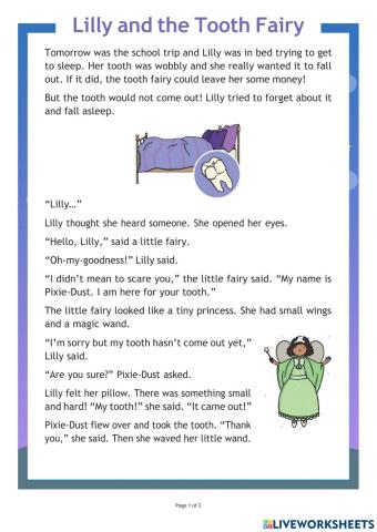 Lilly and the Tooth Fairy