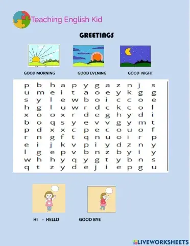 Greeting Vocabulary 4