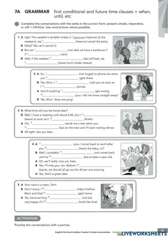 7a first conditional